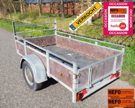 Degelijke, Anssems 750 kg. ongeremde enkelasser ca. 205 x 110