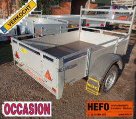 DIRECT INZETBARE , 750 kg. ongeremde enkelasser ca. 200 x 130