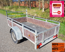 degelijke, Anssems 750 kg. ongeremde enkelasser ca. 205 x 110