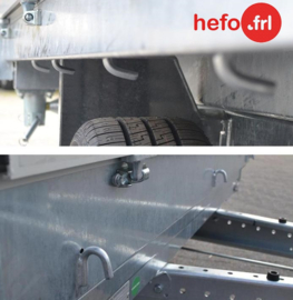 Henra KP3Z Major; 3500 kg. tandem *PARABOOL vering* 3.31 x 1.85 mtr.