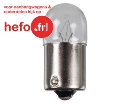 GLOEILAMP 12 V - enkel contact:  kentekenlamp 5W