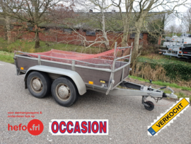 Nog goed bruikbare SARIS 1350 kg tandemas bakwagen 250 x 130