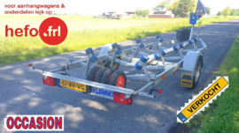 Vlemmix - 1350 kg. geremde ENKELAS BOOTTRAILER