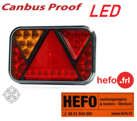 LED achterlicht LINKS 5 polige stekker (CAN-bus proof met 99,9% compatibiliteit !)