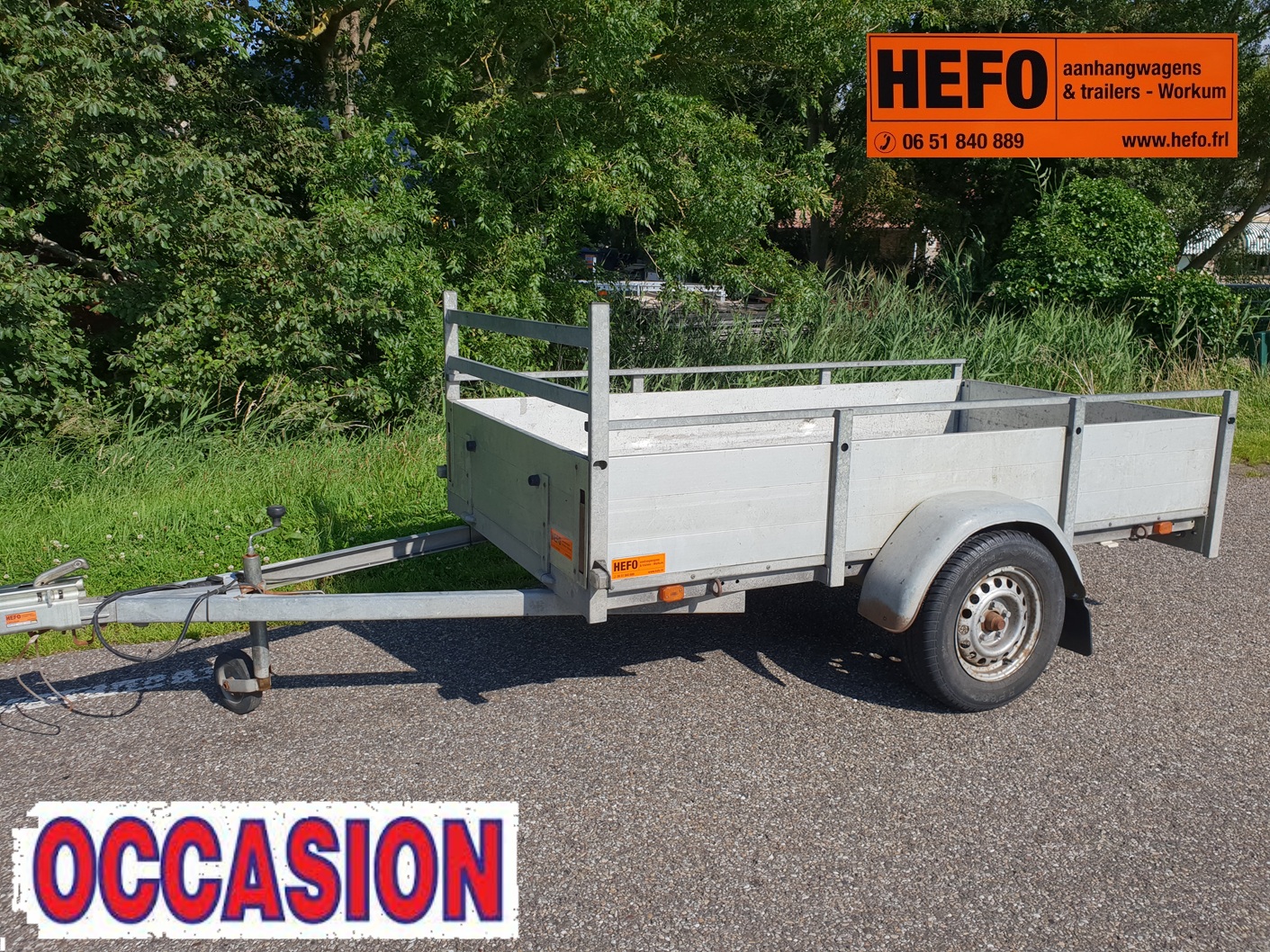 Anssems BSX  750 kg ongeremde enkelasser 251 x 130