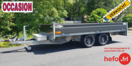 Henra - 2700 kg. geremde PLATEAUWAGEN 3.51 x 1.85 mtr. DIRECT INZETBAAR