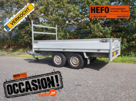Henra - 2000 kg. geremde PLATEAUWAGEN 3.01 x 1.55 mtr. DIRECT INZETBAAR
