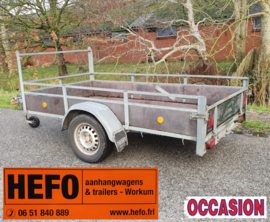 handige, 750 kg. ongeremde enkelasser ca. 250 x 130