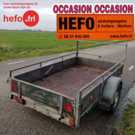 handige, 750 kg. ongeremde enkelasser ca. 250 x 130