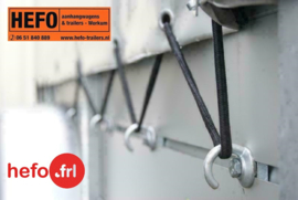 KLTT Pro 1350 kg. geremde tandemasser 3.05 x 1.50 mtr.