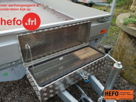 Aluminium dissel opbergkist voor HENRA KP Major serie -  90x38x19 cm.