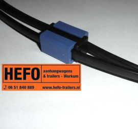 Aspöck DC connector voor plat 2 polig verlichtingssnoer