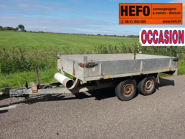 Henra 2000 kg  tandemas plateauwagen 3.05 x 1.63 mtr.