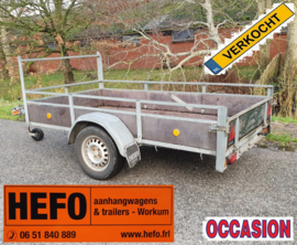 handige, 750 kg. ongeremde enkelasser ca. 250 x 130