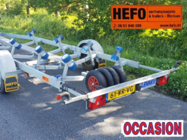 Vlemmix - 1350 kg. geremde ENKELAS BOOTTRAILER