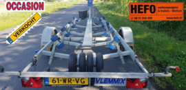 Vlemmix - 1350 kg. geremde ENKELAS BOOTTRAILER