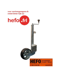 Meerprijs extra zwaar neuswiel / 500 kg. i.p.v. 250 kg.