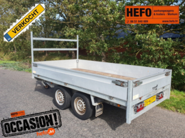 Henra - 2000 kg. geremde PLATEAUWAGEN 3.01 x 1.55 mtr. DIRECT INZETBAAR