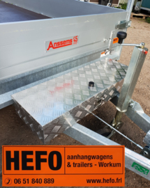 Aluminium dissel opbergbox voor Anssems PSX/ASX -  95x32x15 cm.