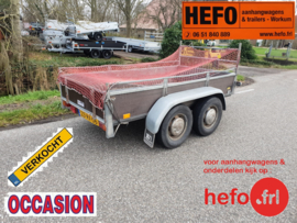 Nog goed bruikbare SARIS 1350 kg tandemas bakwagen 250 x 130