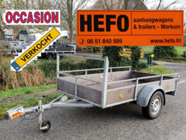 handige, 750 kg. ongeremde enkelasser ca. 250 x 130