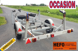 HEKU geremde boottrailer - voor 750 kg. totaalgewicht