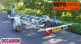 Vlemmix - 1350 kg. geremde ENKELAS BOOTTRAILER