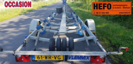 Vlemmix - 1350 kg. geremde ENKELAS BOOTTRAILER