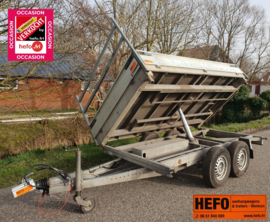 Henra - 2700 kg. geremde 3 zijdig, electrische, kipper 3.01 x 1.85