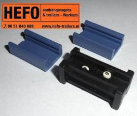 Aspöck DC connector voor plat 2 polig verlichtingssnoer