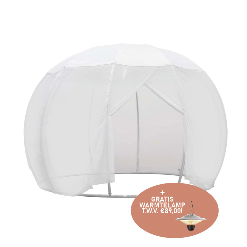Partytent | Astreea Igloo Medium met Umbrella Cover met GRATIS Warmtelamp