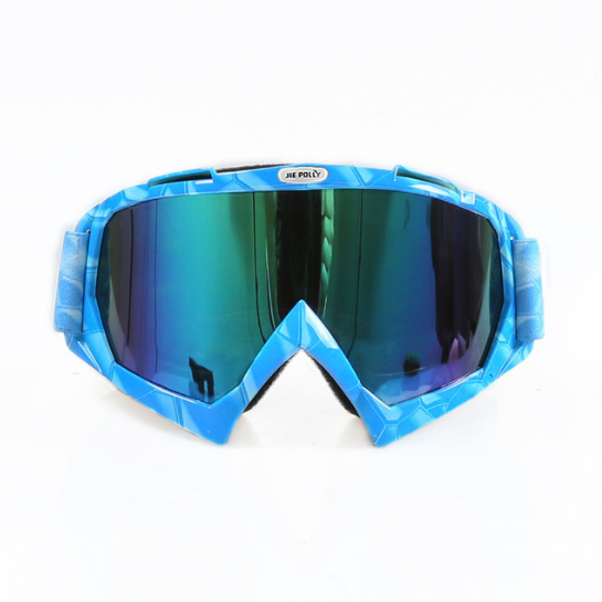 Skibril  luxe lens blauw  evo frame blauw N type 7