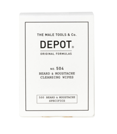 DEPOT 504 Beard & Moustache Cleansing Wipes