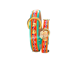TURQUOISE ORANJE  HALSBAND
