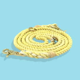 YELLOW  ROPE DOG LEASH  2M