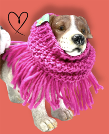 DOG SNOOD NEON PINK