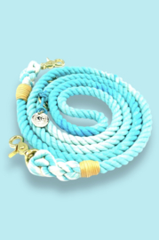 EXTRA LONG  LAISSE MULTIFONCTION TURQUOISE
