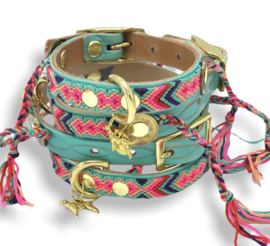 LEREN BONAIRE HALSBAND