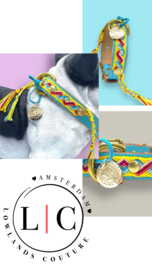 TAKE ME TO LA | BOHO LEATHER DOG COLLAR