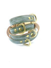 JAPANDI OLIVE  LEDERHALSBAND