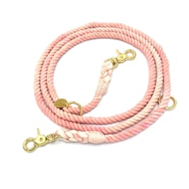 CORAL ADJUSTABLE ROPE LEASH SIZE S OR M