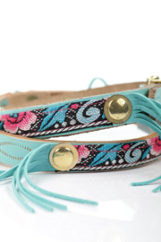 DOG COLLAR FLOWER POWER