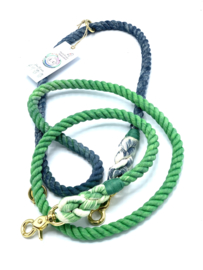 BLUE/GREEN DOG LEASH IN SIZE S OR M