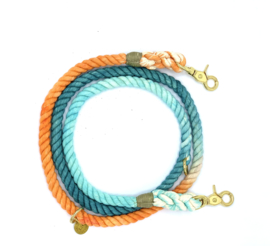 DOG LEASH ORANGE/DENIMBLUE LENGTH 2M