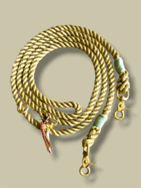 LAISSE DE CHIEN D'OR , AJUSTABLE