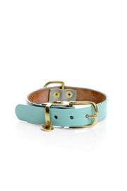 BLUE LAGOON | LEATHER DOG COLLAR