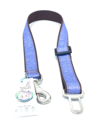 SIZE M | LIGHT DENIM BLUE SAFETY BELT FOR DOGS (CAR)