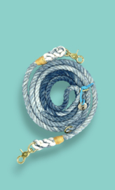 DENIM BLUE DOG LEASH S OR M