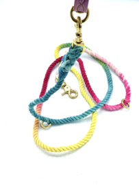 DOG LEASH MARIA IN RAINBOW COLOUR IN S OR M