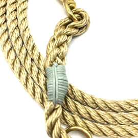 GOLDEN NYLON LEASH SIZE S AND M